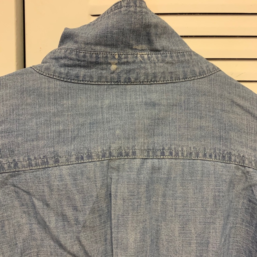 J. Crew linen/cotton workshirt. Very nice & EUC - Picture 4 of 6